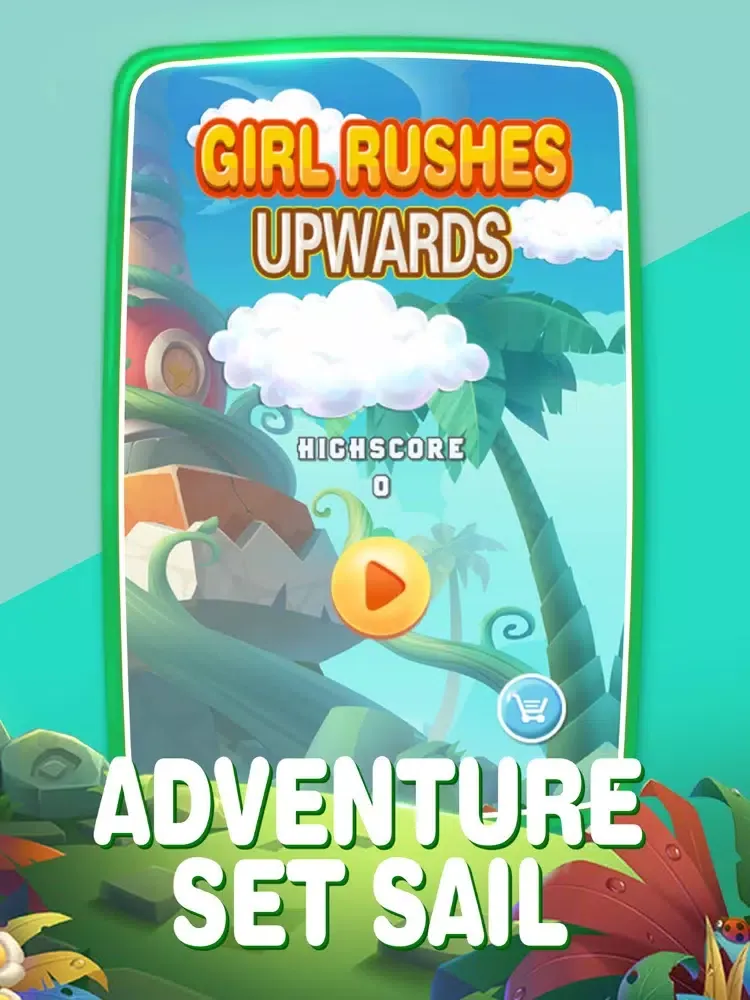 Girl Rushes Upwards iPad  スクリーンショット