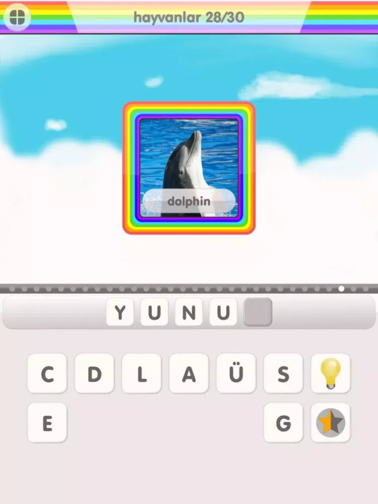 Captures d'écran de Rainbow Turkish Vocabulary Game iPad 