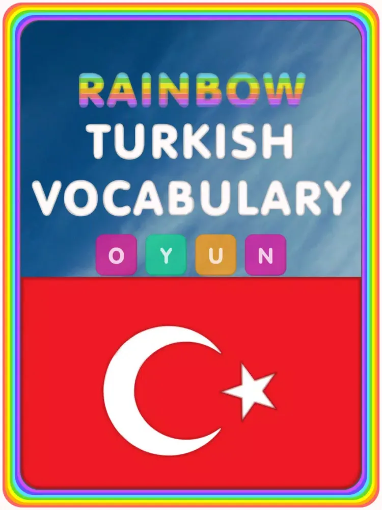Captures d'écran de Rainbow Turkish Vocabulary Game iPad 