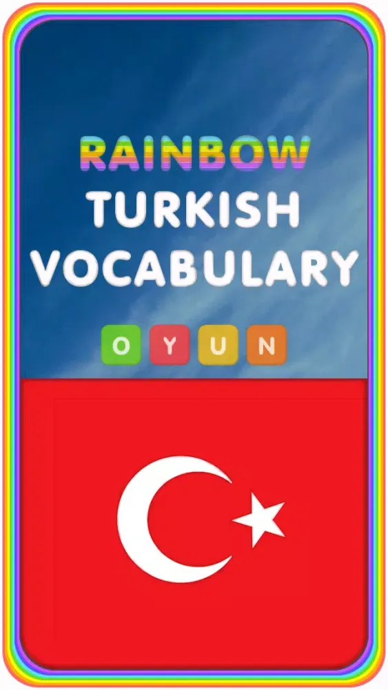 Captures d'écran de Rainbow Turkish Vocabulary Game
