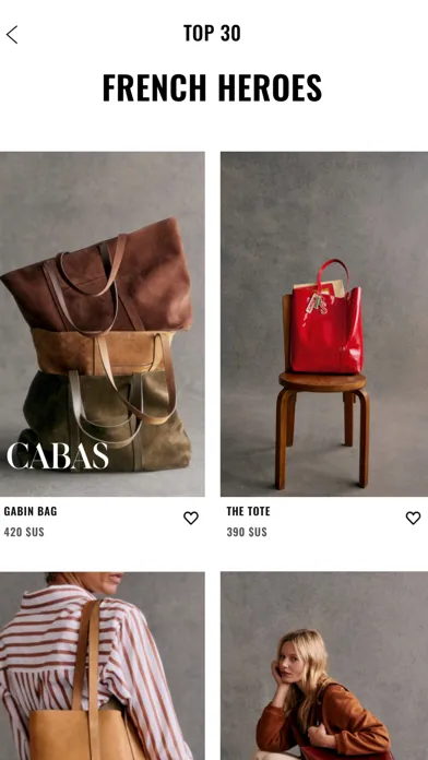 Sezane Fashion & Leather Goods Screenshots