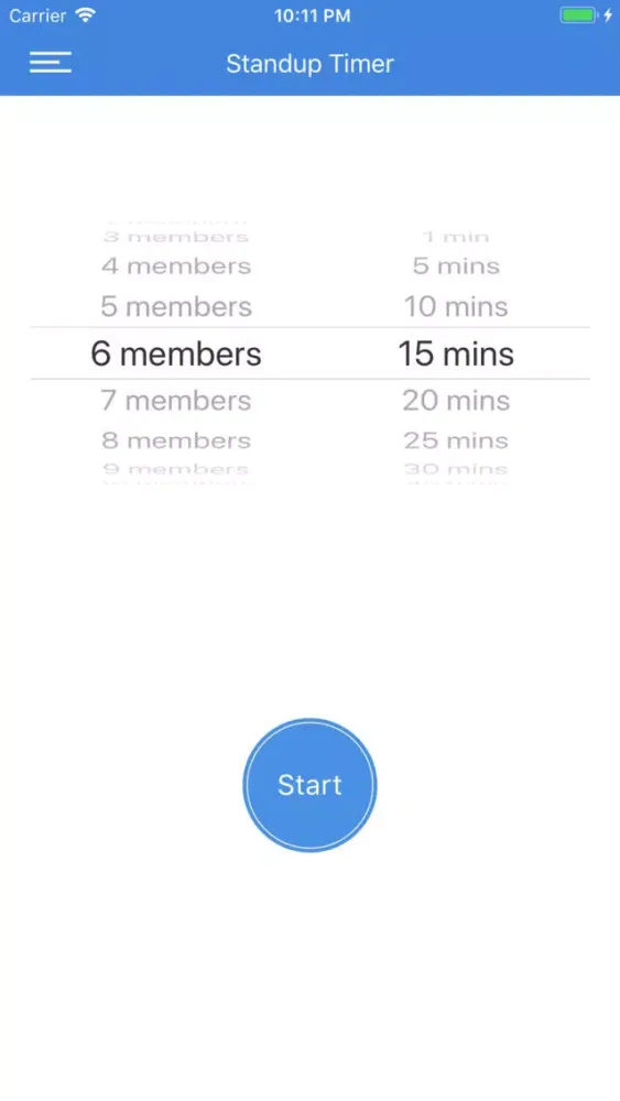 Captures d'écran de Standup Timer - Scrum Stand-up
