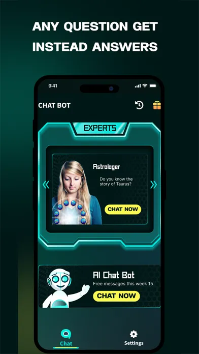 Captures d'écran de AI Chat App - Ai Chatbot
