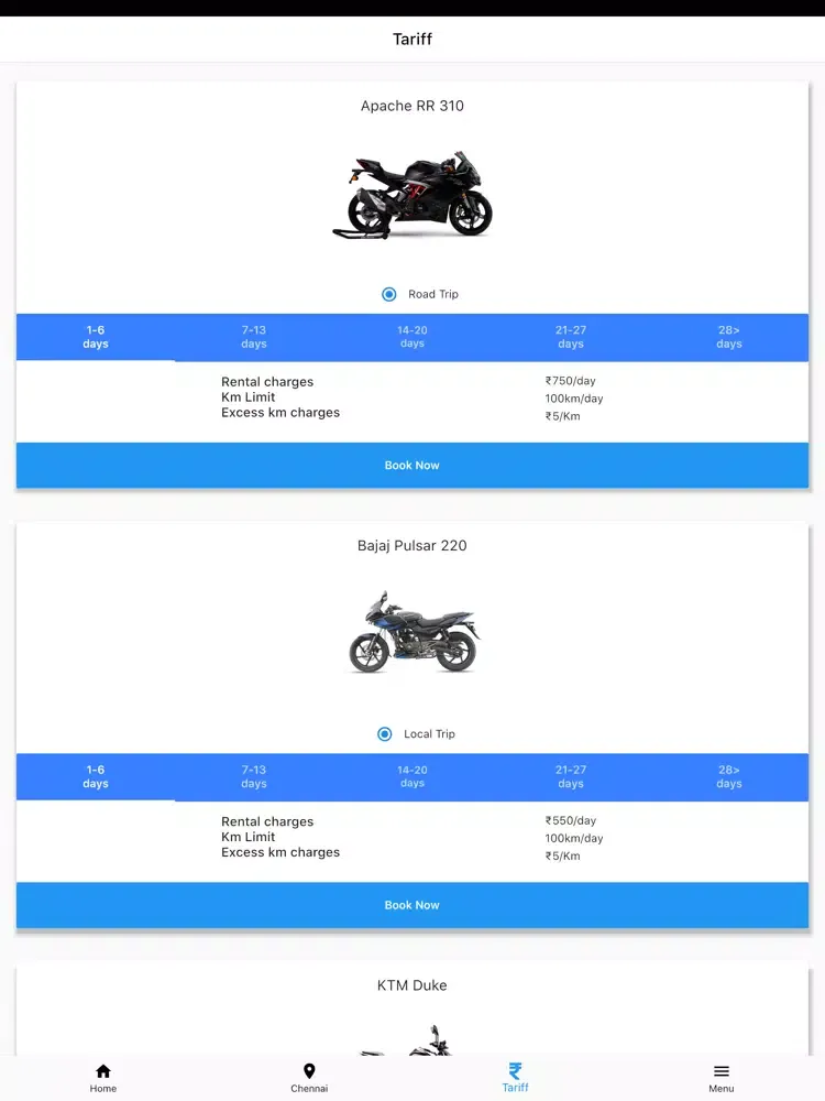 صور SFA Bike Rental iPad 