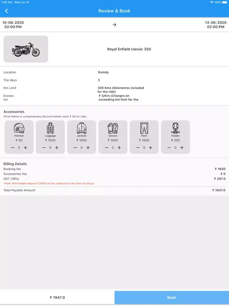 صور SFA Bike Rental iPad 