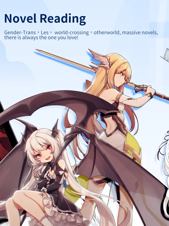 Super Fantasy - light novel iPad  Screenshots