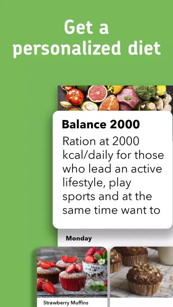 Diet Diary Screenshots