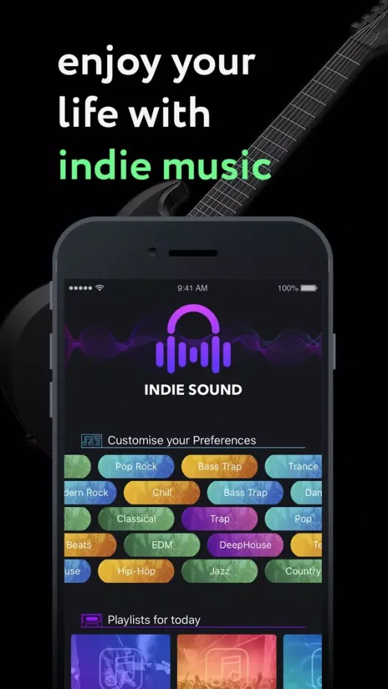 Ảnh chụp màn hình của IndieSound