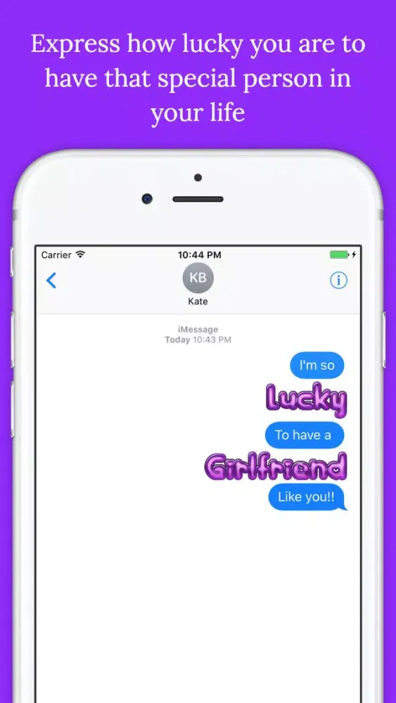 Zrzuty ekranu Cupid Word Stickers