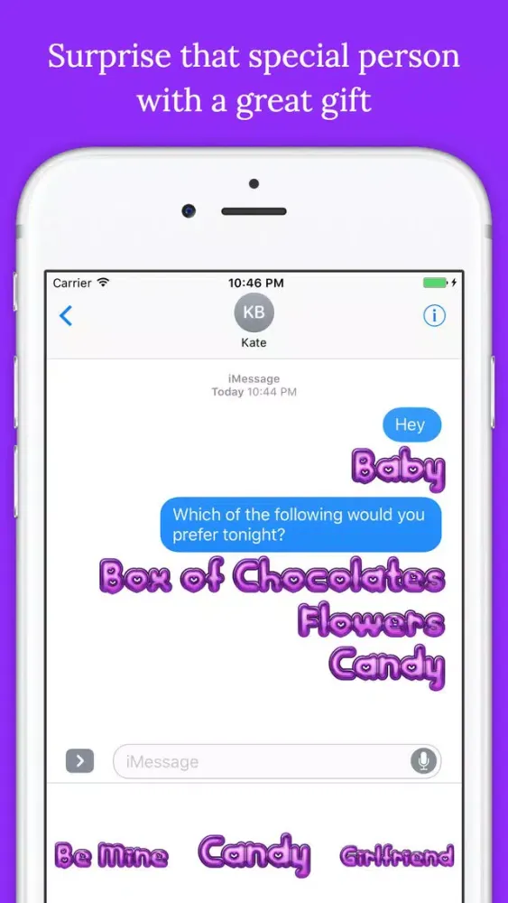 Zrzuty ekranu Cupid Word Stickers
