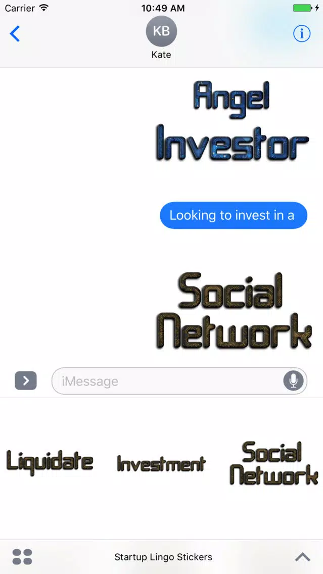 Startup Lingo Stickers应用截图