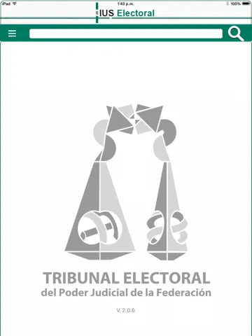 Captures d'écran de IUS Electoral iPad 