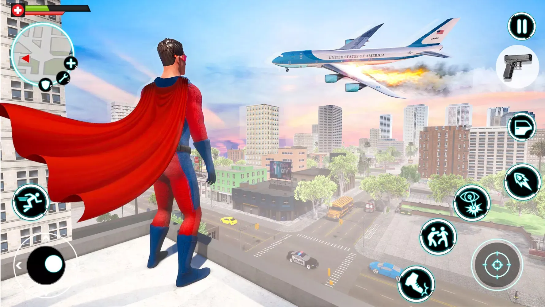 Flying Superhero Crime Battle Ekran Görüntüleri