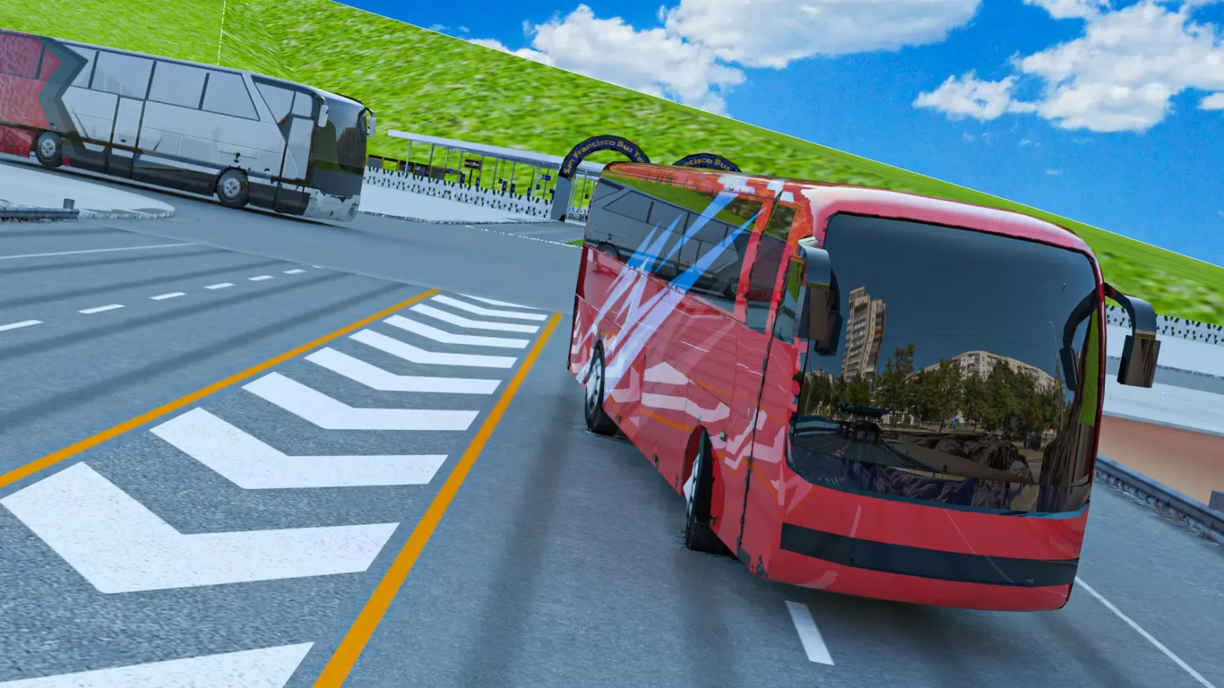 Bus Driving 2024 City Bus Game应用截图