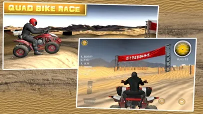 Zrzuty ekranu Quad Bike Race - Desert Offroad