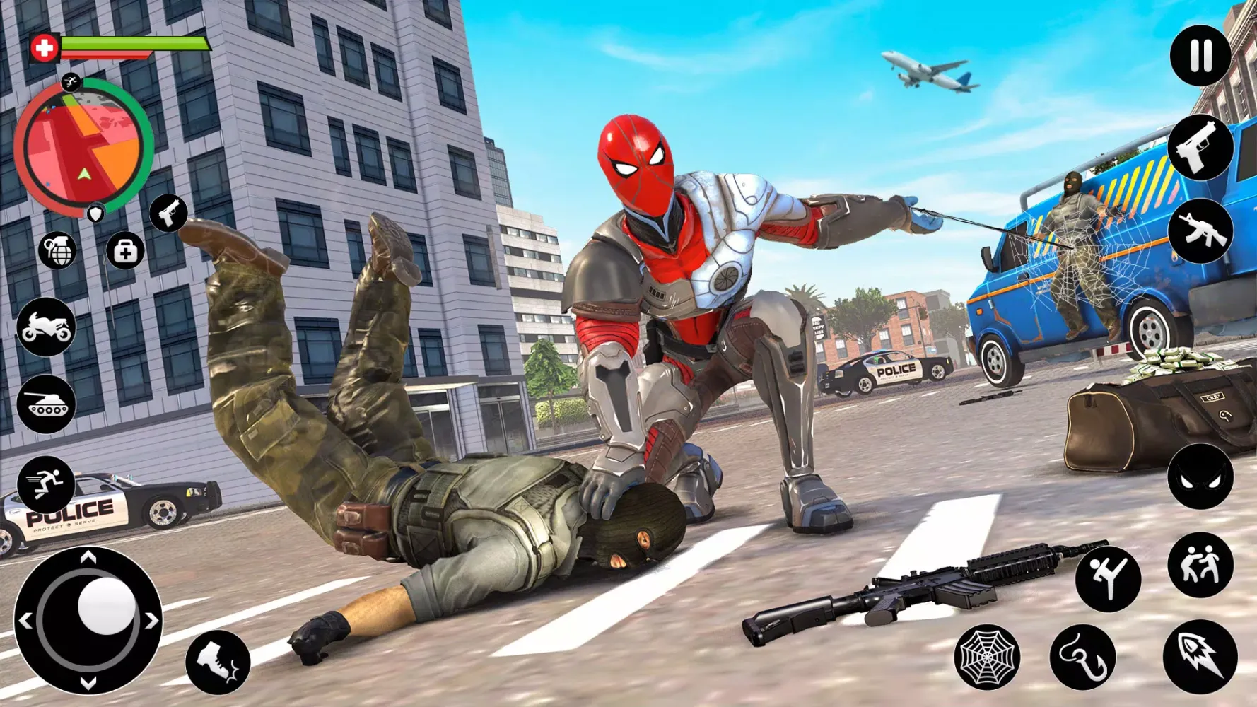 Rope Robot Hero Crime Fighter Screenshots