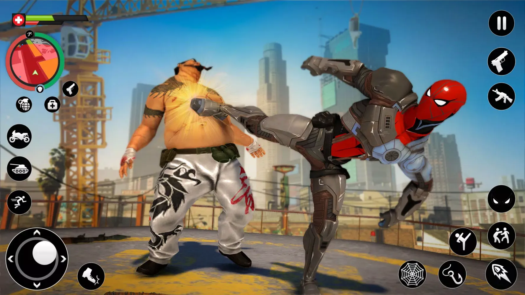 Rope Robot Hero Crime Fighter Screenshots