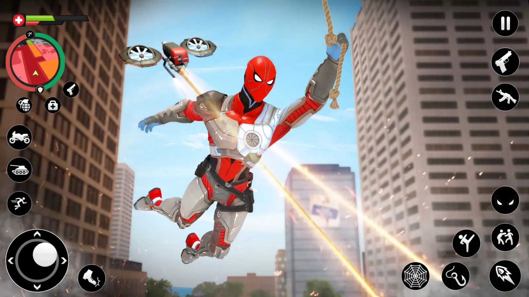 Rope Robot Hero Crime Fighter Screenshots