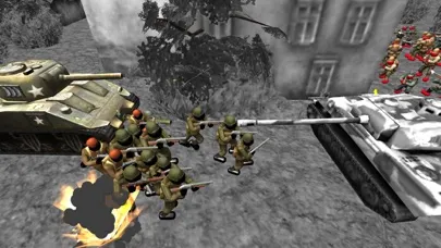 Captures d'écran de Stickman WW2 Battle Simulator
