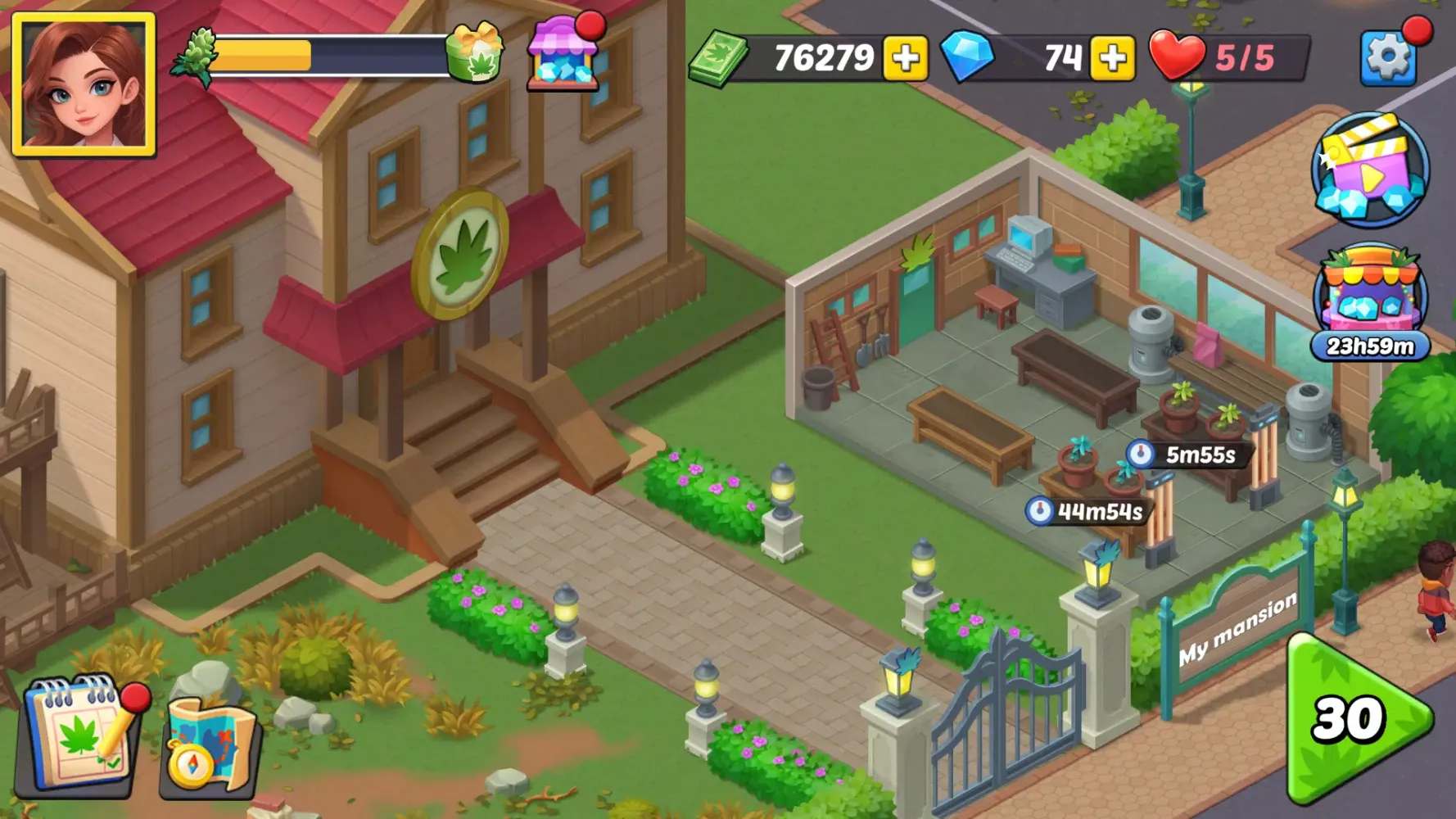 Capturas de pantalla de Weed Mania: Chill 420 Club