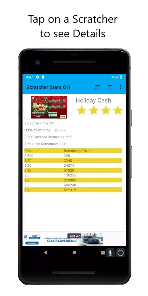 Scratcher Stars OH Screenshots