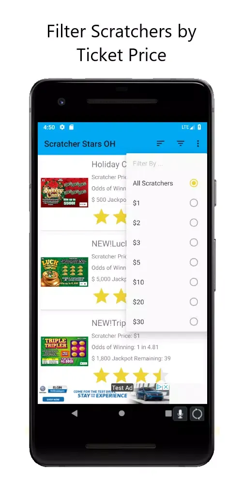Scratcher Stars OH Screenshots