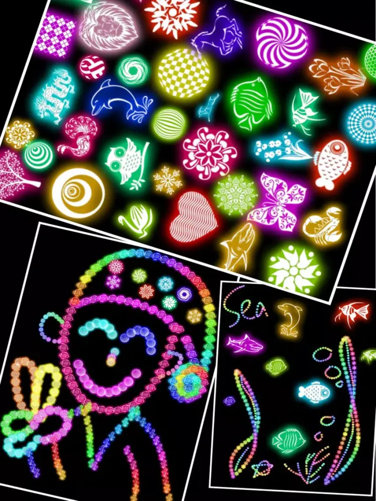 Art of Glow - 40+ Glow Brushes & Magic Drawing Effects iPad Screenshots