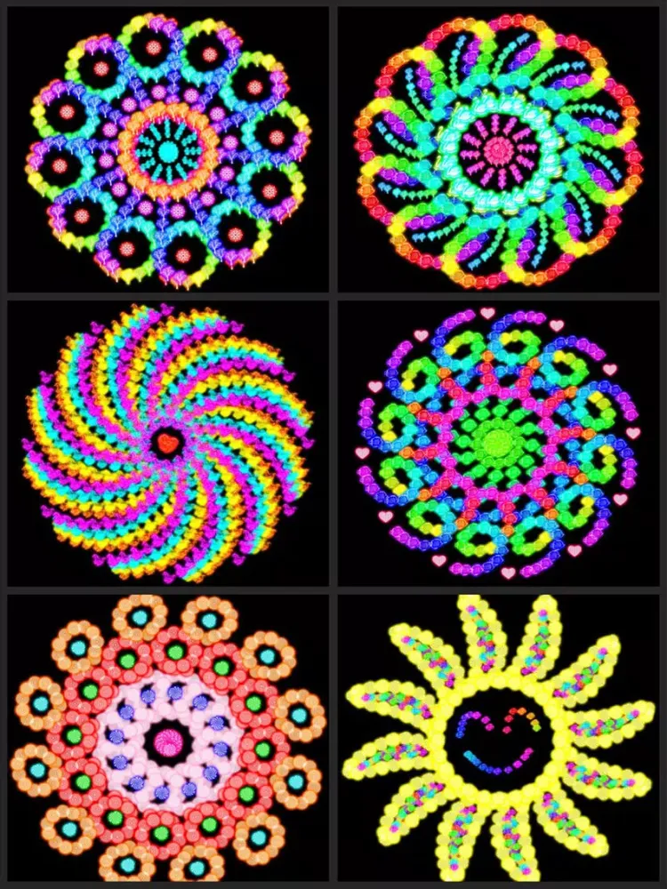 Art of Glow - 40+ Glow Brushes & Magic Drawing Effects iPad Screenshots