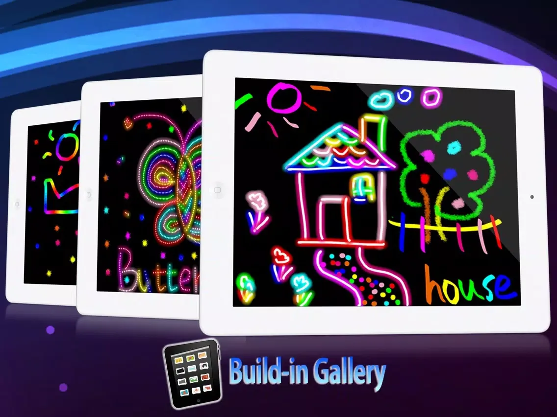 Kids Drawing HD - Free Kids Color Draw & Paint Games on Pictures iPad  Screenshots