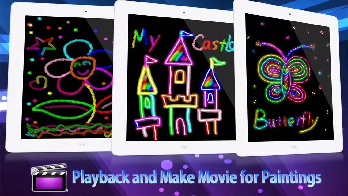 Kids Drawing HD - Free Kids Color Draw & Paint Games on Pictures Screenshots