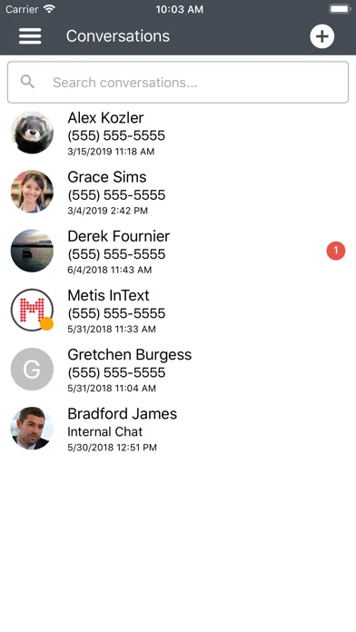InText Screenshots