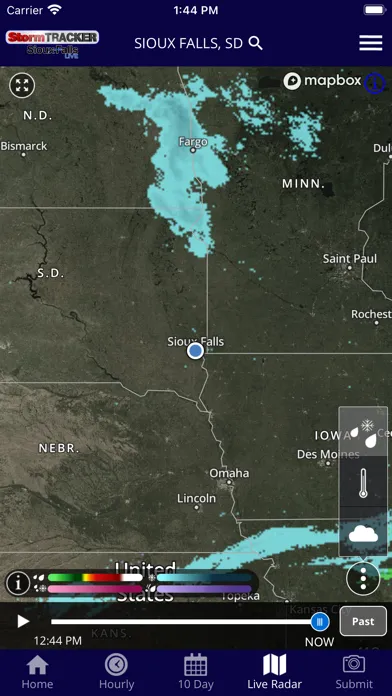 Sioux Falls Live StormTRACKER Ekran Görüntüleri
