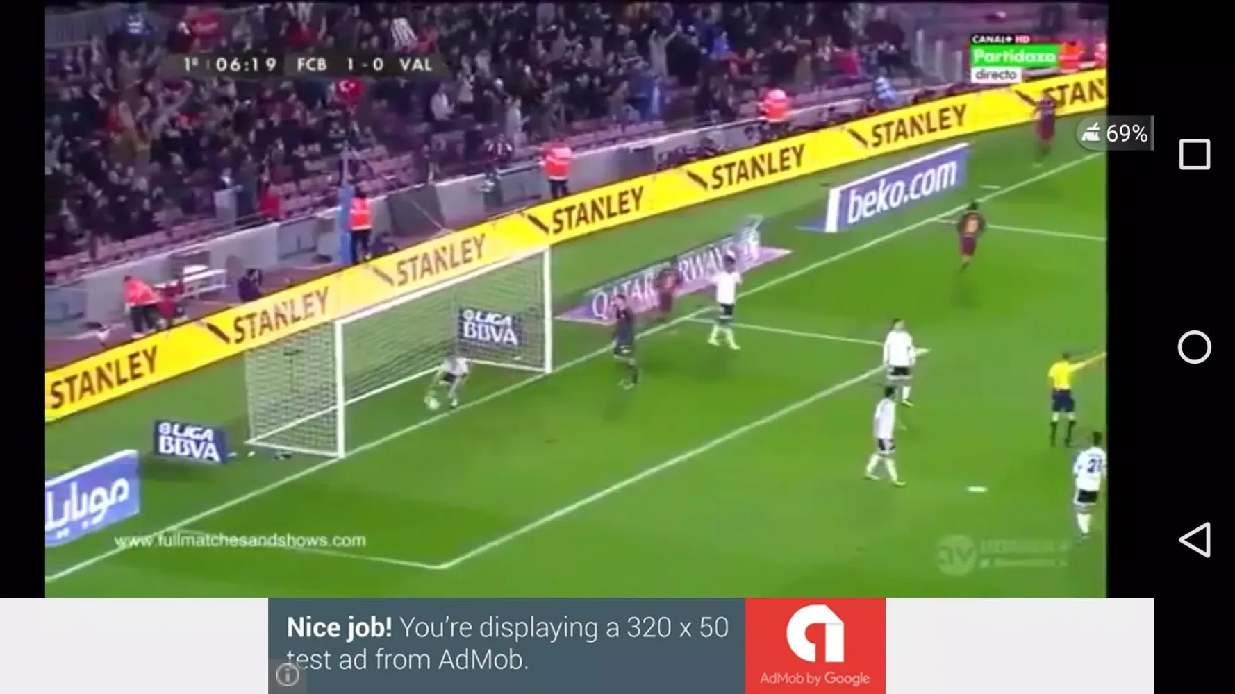 Ảnh chụp màn hình của Live Football Streaming