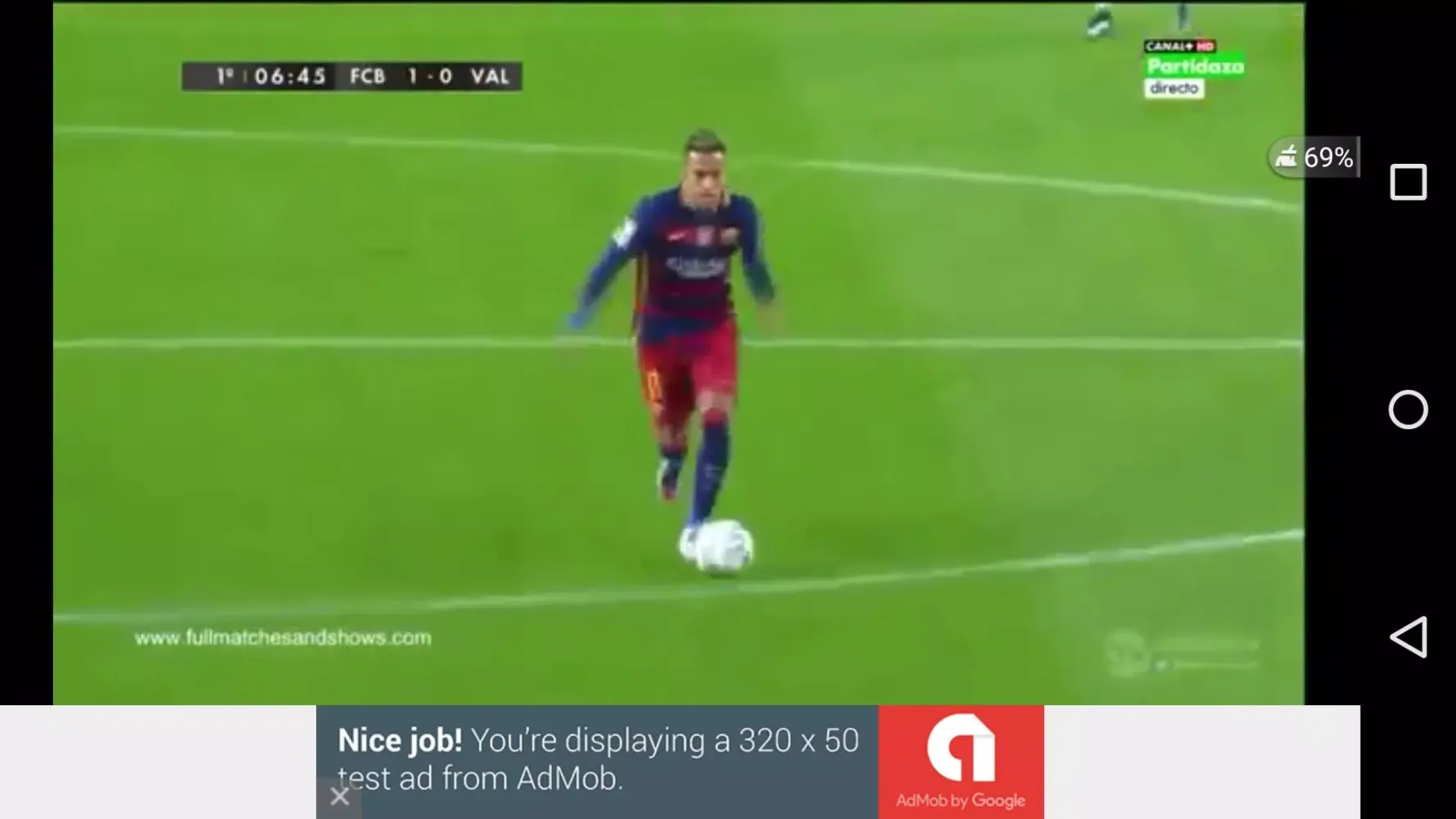 Ảnh chụp màn hình của Live Football Streaming