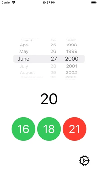 Zrzuty ekranu Simple Age Calculator