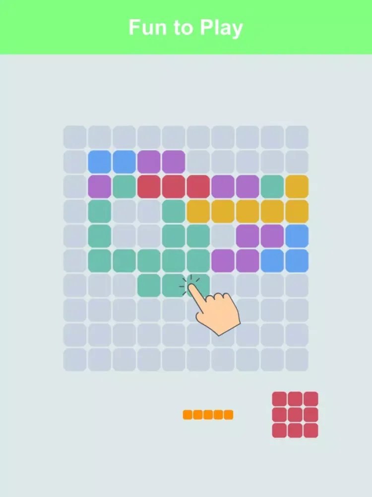 1010 Glow Block Puzzle Game iPad  Screenshots
