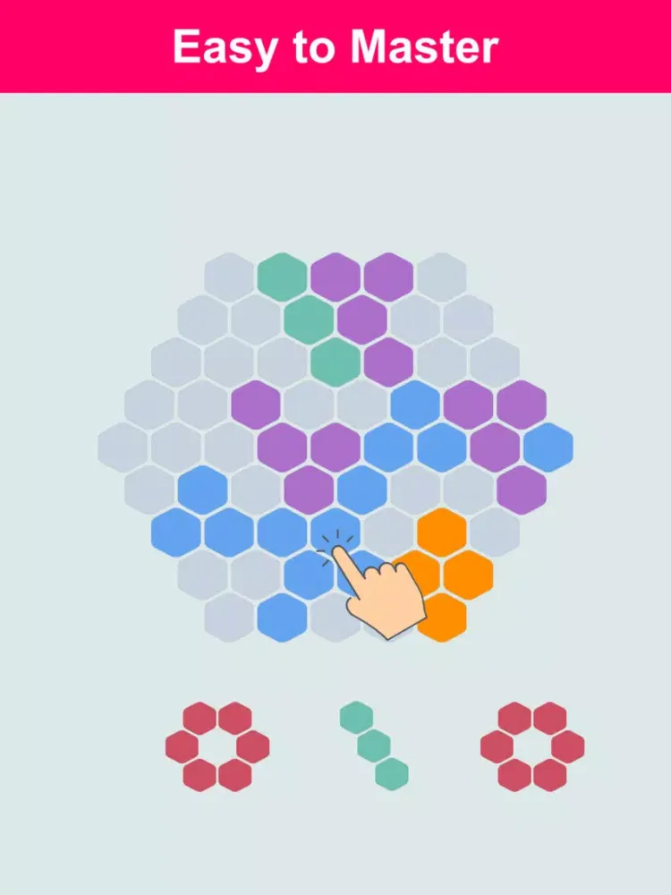 1010 Glow Block Puzzle Game iPad  Screenshots