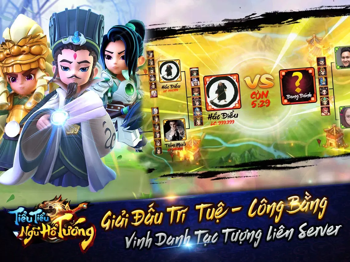 Captures d'écran de Tiểu Tiểu Ngũ Hổ Tướng iPad 