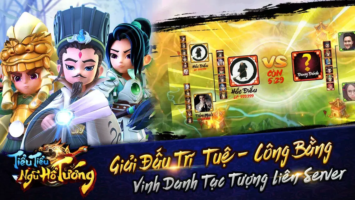 Captures d'écran de Tiểu Tiểu Ngũ Hổ Tướng