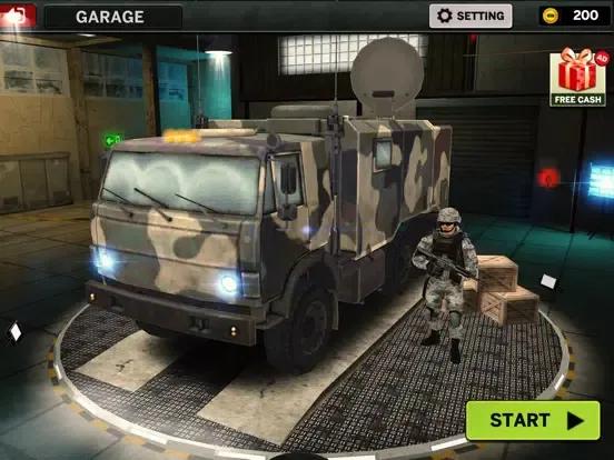 Ảnh chụp màn hình của Army Jeep: Truck Driving Games iPad 