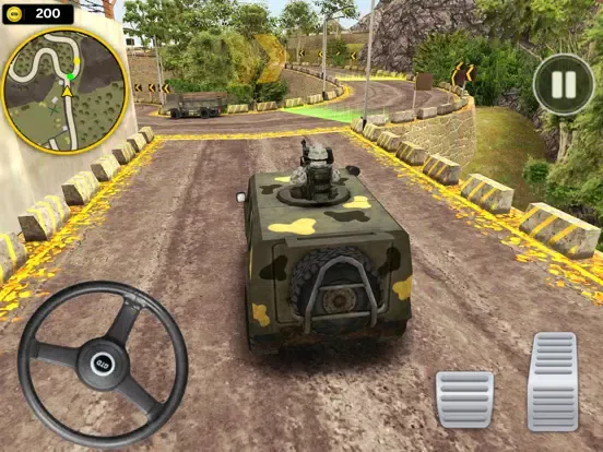 Ảnh chụp màn hình của Army Jeep: Truck Driving Games iPad 