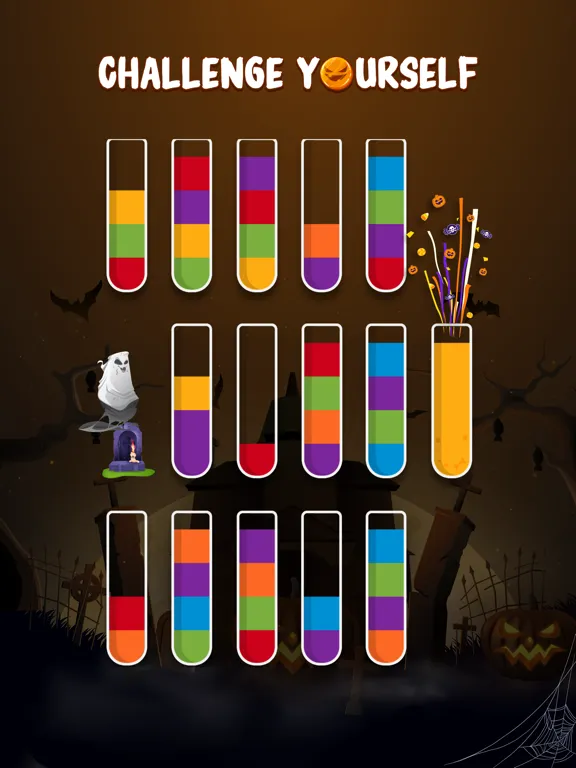 Ảnh chụp màn hình của Water Sort - Sort Color Puzzle iPad 