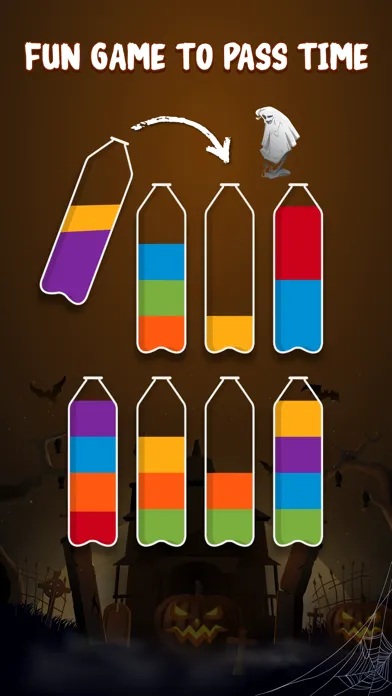 Ảnh chụp màn hình của Water Sort - Sort Color Puzzle