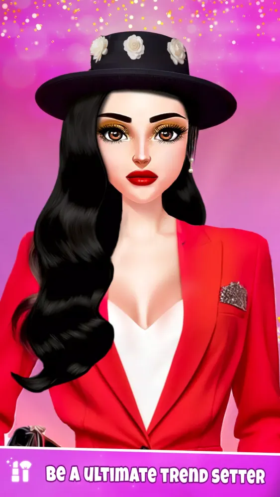 Tangkapan layar Fashion Dress Up, Makeup Game