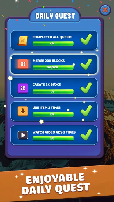 Merge Block: 2048 Puzzle Ekran Görüntüleri