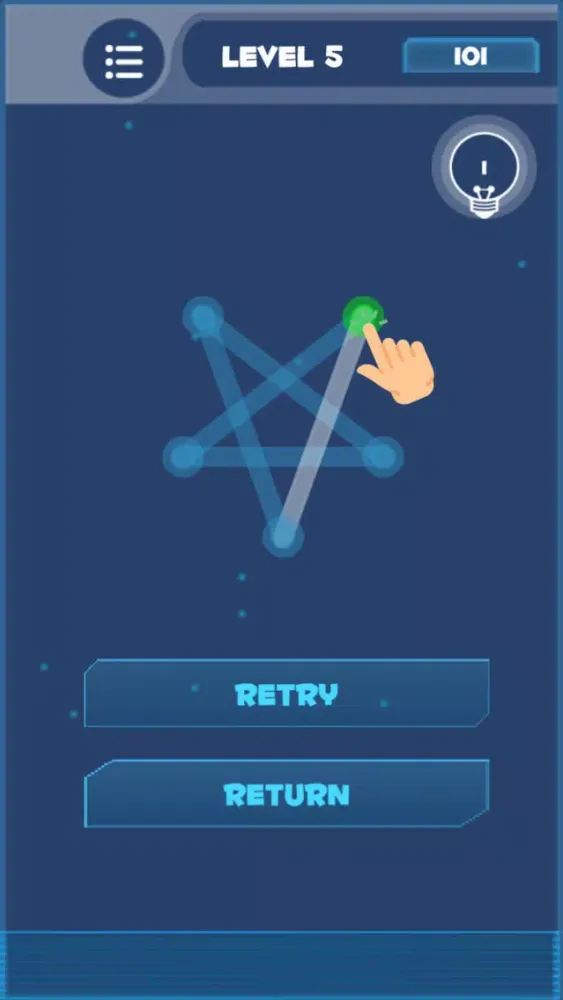 Draw Line One Touch Puzzle Screenshots