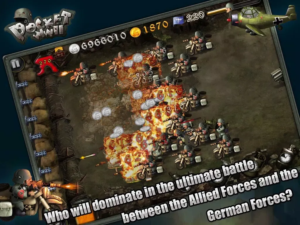 Tangkapan layar Pocket WWII iPad 