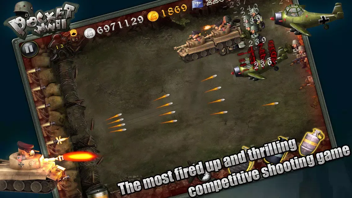 Tangkapan layar Pocket WWII