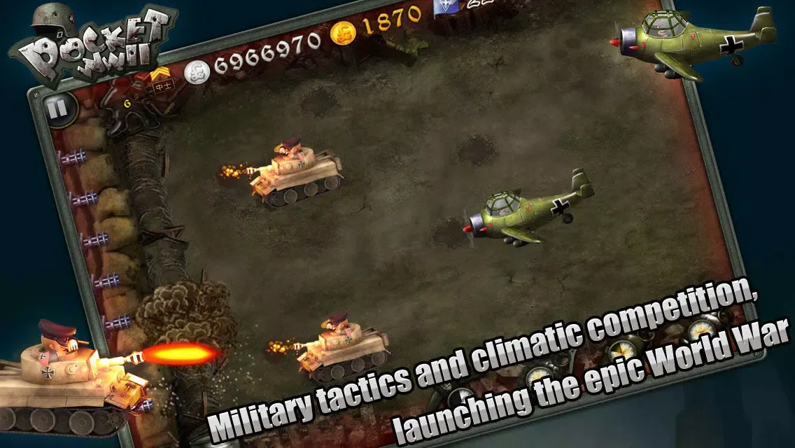 Tangkapan layar Pocket WWII