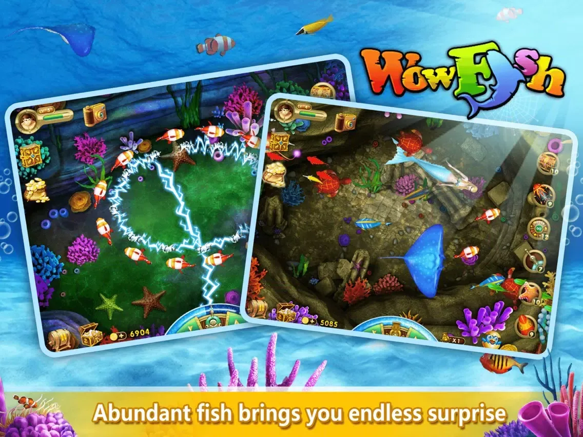 Capturas de tela do Wow Fish iPad 